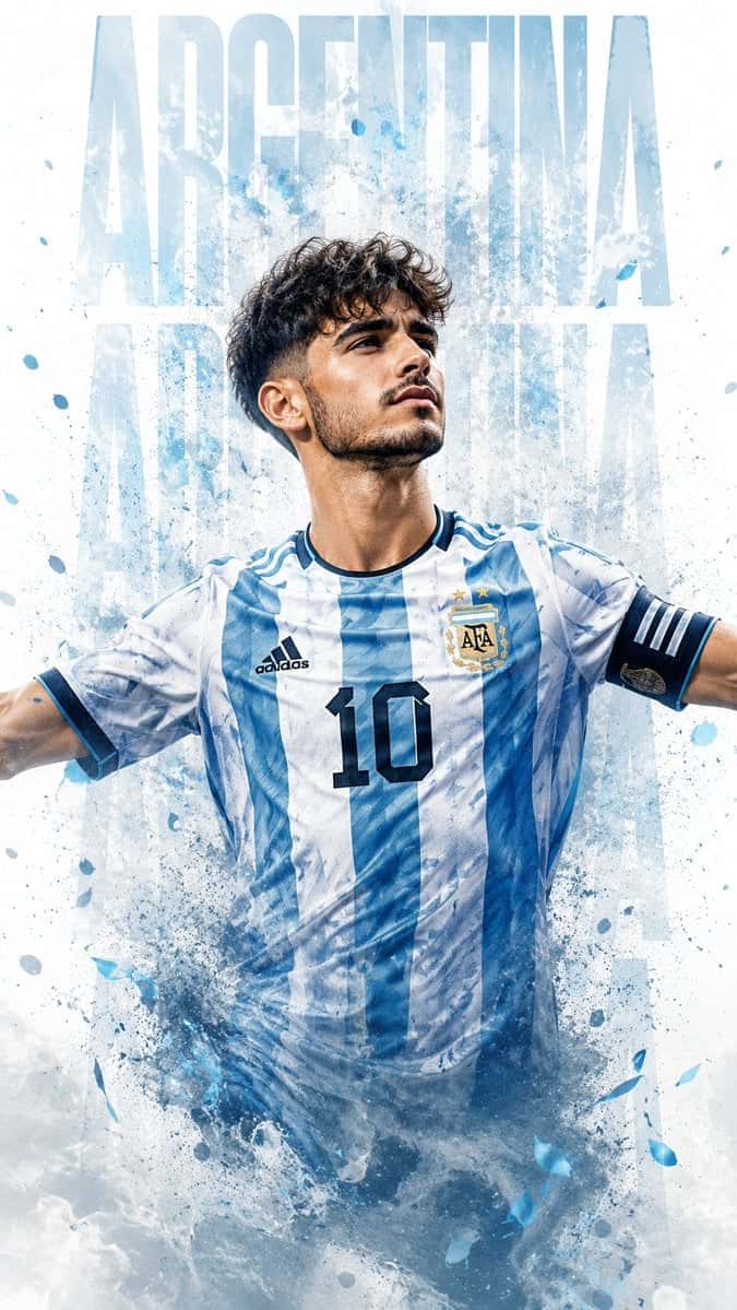 Photorealistic Footballer Celebration AI Art