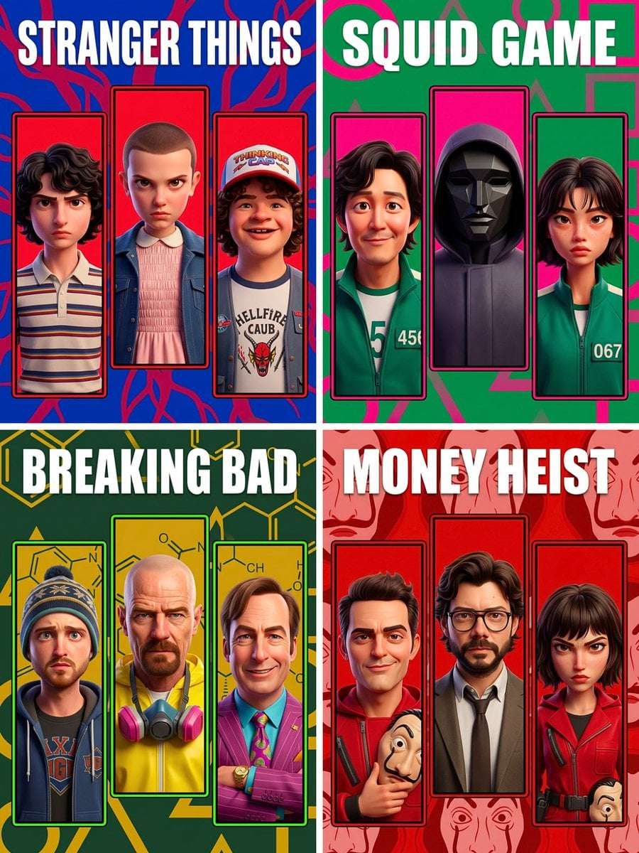 Pixar Character Movie Poster Template