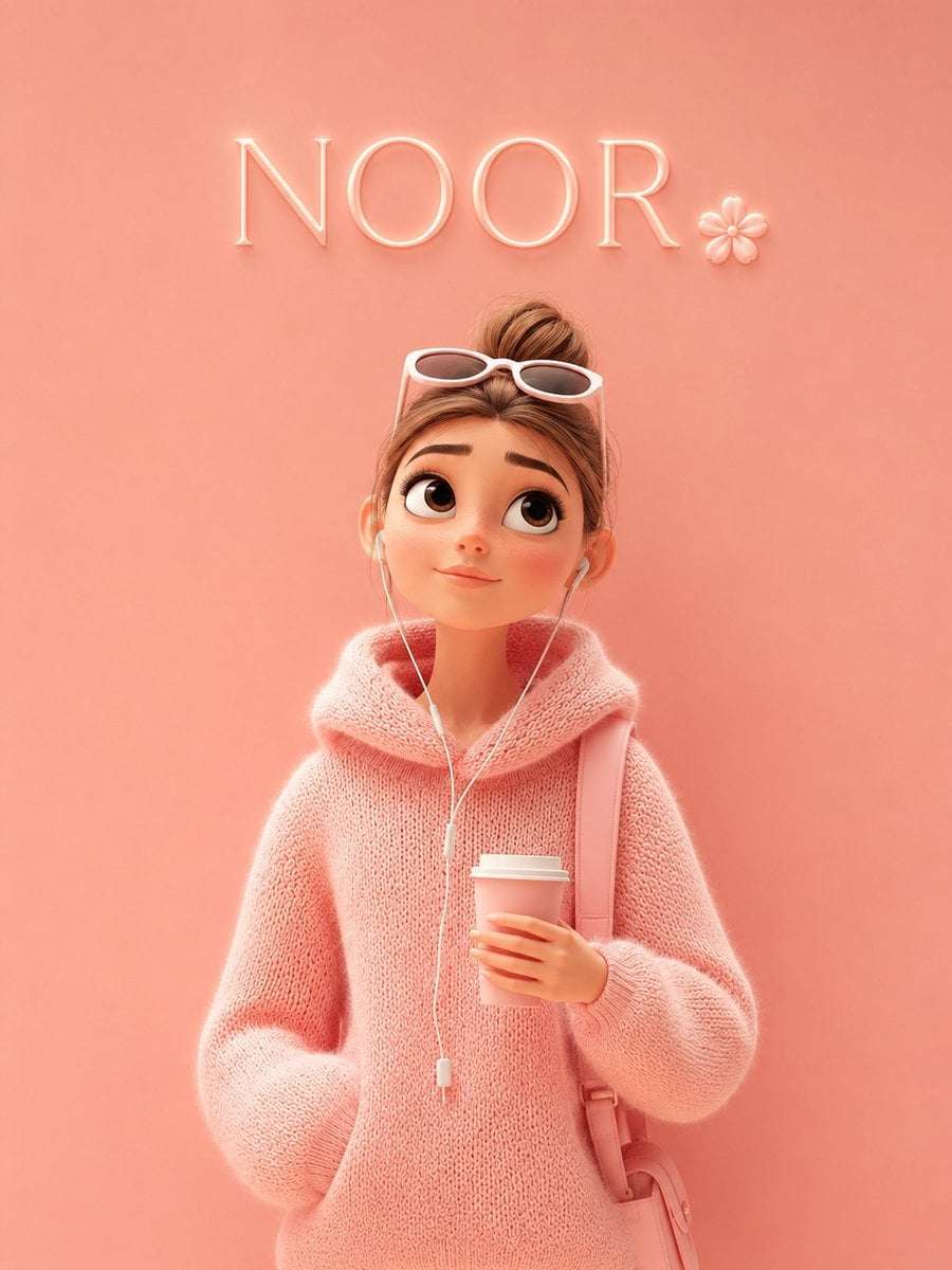 Pixar Style Girl AI Image Prompt