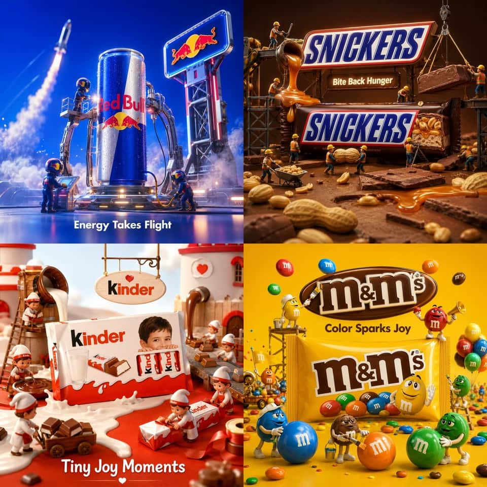 Playful 3D Product Advertising Poster