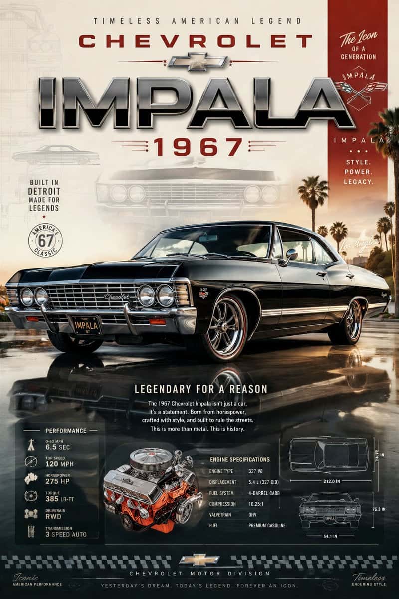 Premium Car Poster AI Prompt Template