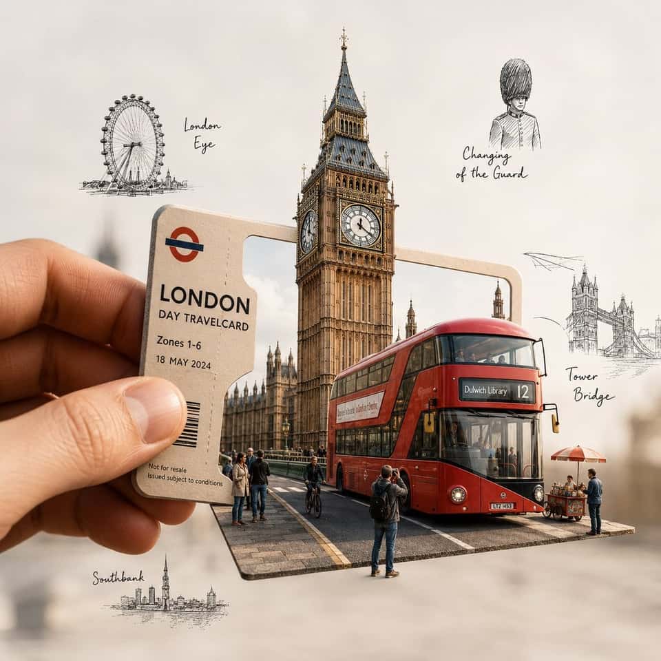 Premium City Travel Art Illustration