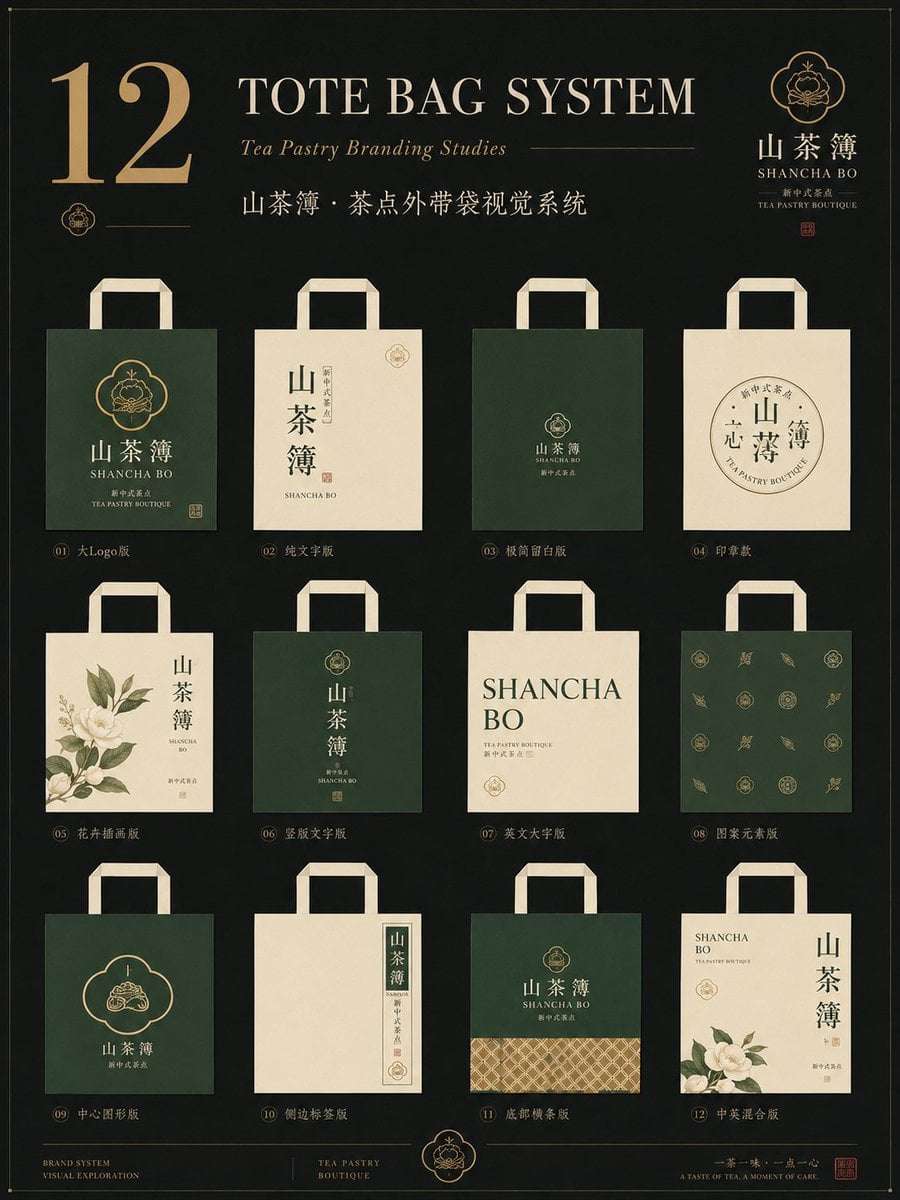 Premium Food Brand Bag Design Proposal