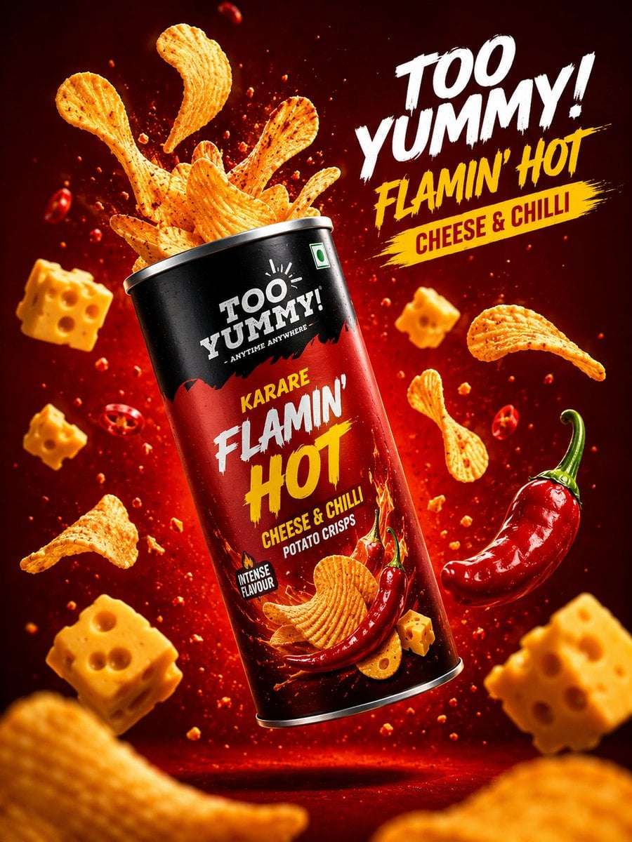 Pringles Flame Cheese Chilli Ad
