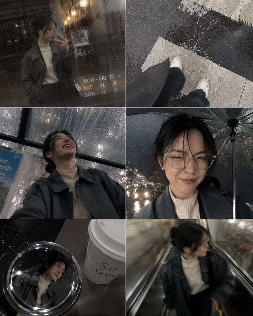 Rainy Day Errands Phone Gallery Collage