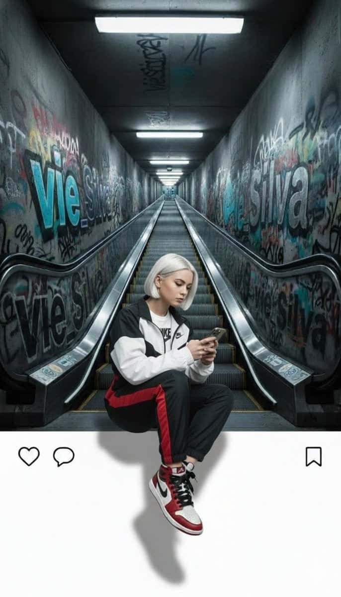 Realistic 3D Nike Profile Picture