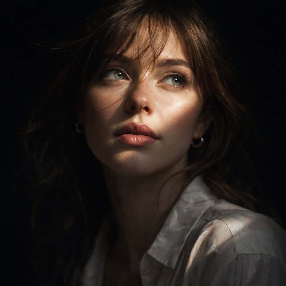 Realistic Cinematic Woman Portrait Template