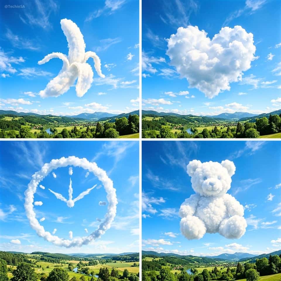 Realistic Cloud Object Silhouette Nature