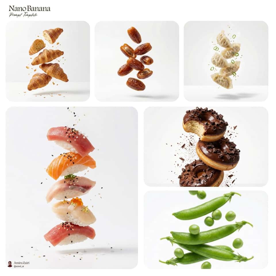 Realistic Food Product Photography Template