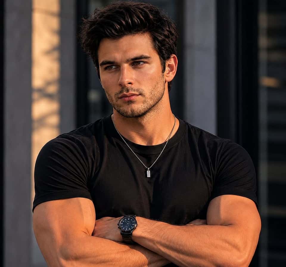 Realistic Man Luxury Fashion Portrait