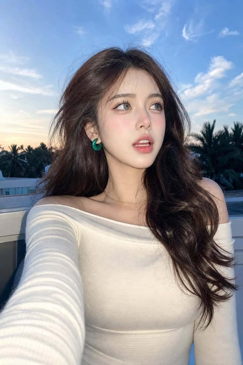 Realistic Woman Selfie Prompt Template