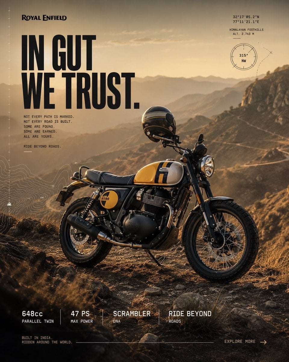 Royal Enfield Bear 650 Adventure Campaign