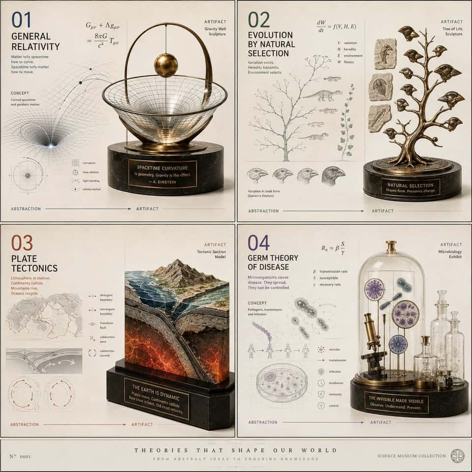 Scientific Theory Museum Poster Template