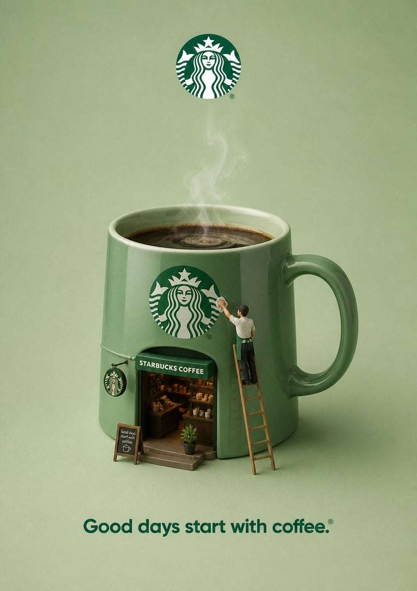 Surreal 3D Brand Advertisement Template