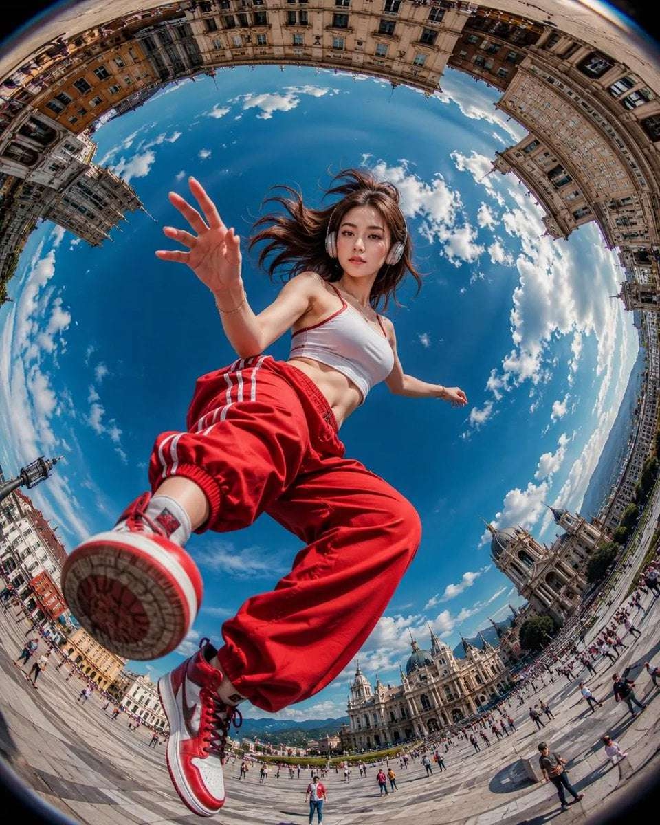 Ultra Realistic Fisheye Tiny Planet Photo