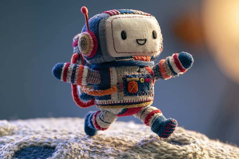 Whimsical Fabric Sculpture Stop Motion