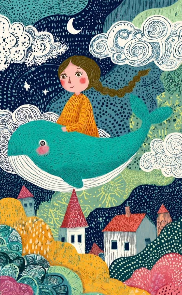 Whimsical Folk Art Fairy Tale AI Prompt