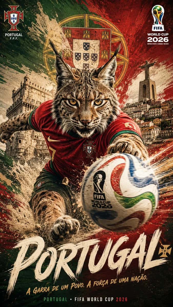 World Cup 2026 National Spirit Poster Template